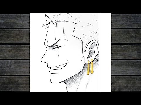 How to Draw Zoro from One Piece | Easy Step-by-Step Tutorial for Beginners