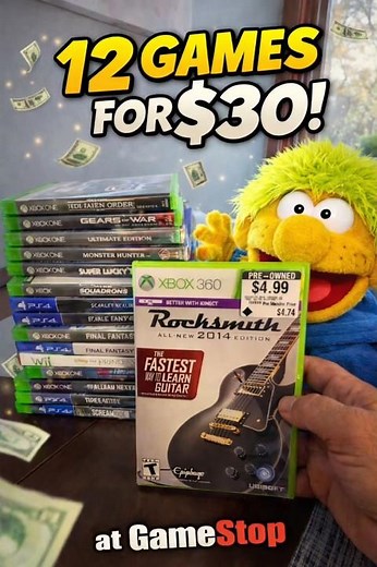​I can’t believe I got these 12 games for $30 at GameStop!