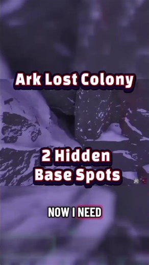 Ark Lost Colony 2 Hidden Base Spots #arkshorts #asa