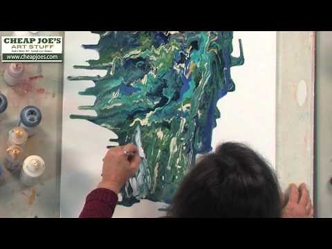 Debbie Arnold- Pouring Acrylic Skins by Dripping Method
