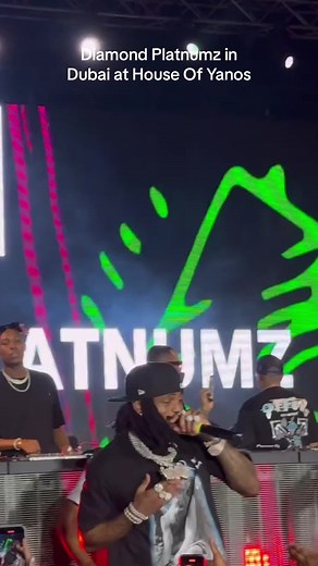 Diamond Platnumz last night 🔥🔥🔥 #amapiano #houseofyanos #afrobeat #dubai #southafrica