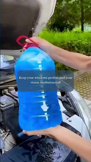 Crystal Clear Windshield in SECONDS with Cleaning Tablets