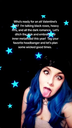 This is your sign to go full alt girl this Feb 14th! 🤘🌹