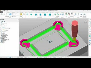 Autodesk PowerMill - Update Feed Rate inside Boundary - Tutorial 56 - Tamil