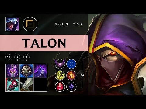 Talon Top vs Aatrox - EUW Master Patch 25.24
