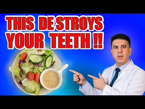 harmful effects of salad dressings on teeth