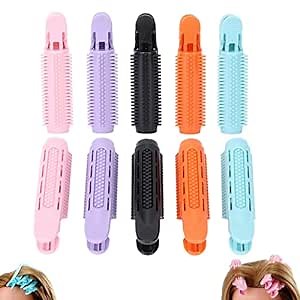 10PCS Volumizing Hair Root Clip, Natural Fluffy Hair Clip Hair Root Lift Tool Hair Curlers Bang Roller for Women Girls Fine Thin Curly Long Short Hair
