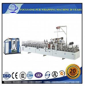 [Hot Item] PUR Profile Wrapping Film Lamination Machine for Profiles and Panels/ Wood Profile Wrapping PVC and Wood Grained Paper and Veneer Laminating Machine Laminator