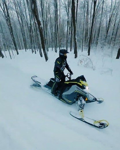 Snowmobiling in the Western Upper Peninsula of Michigan #explorewesternup #snowmobile