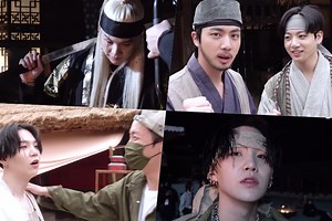 Watch: BTS' Suga Explains Meaning Behind Agust D's "Daechwita" MV   Jin And Jungkook Talk About Their Cameos | Soompi