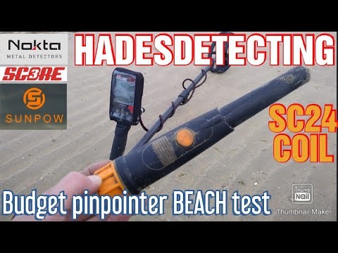 SUNPOW OT-MD01 | Cheap pinpointer | NOKTA TRIPLE SCORE SC24 COIL.