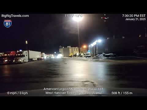 BigRigTravels LIVE in West Hanover Harrison, Pennsylvania January 21, 2025