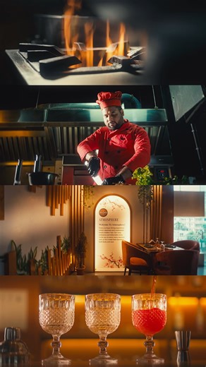 Saumitra Das on Instagram: "Want viral food marketing? 🔥 I captured the fire behind the scenes for this restaurant commercial. Double tap if you’re hungry! #restaurantmarketing #filmmaking #foodvideo"