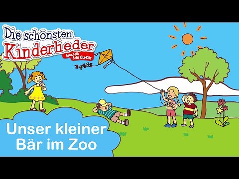 Unser kleiner Bär im Zoo | Kinderlied mit Text zum mitsingen