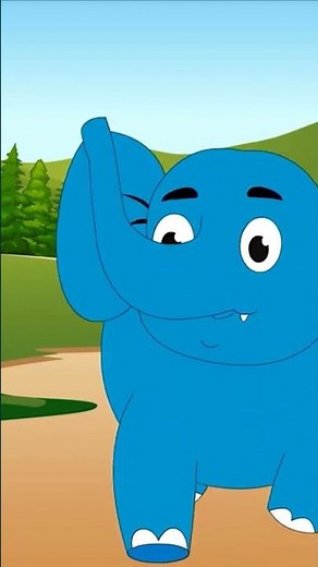 Ek Mota Hathi Nursery Rhymes 1 #ytshorts #edukidstv #educationalvideos