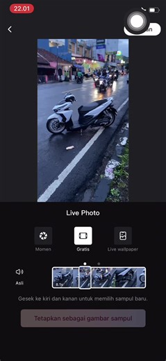 Tutorial Edit Video Menjadi Live Photo di CapCut