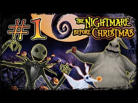 The Nightmare Before Christmas: Oogie's Revenge Walkthrough Part 1 (PS2, XBOX) Ch 1: Jack's Return