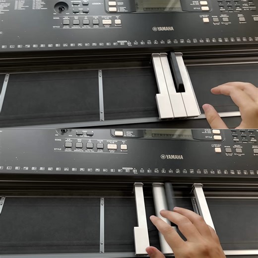 Bizarre Automatic Piano Only Has Four-Keys that Randomly Move Each Time You Play a Note