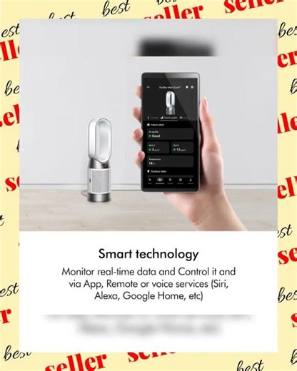 Dyson Air Purifier Hot+Cool HP11 | 3 in 1- Heater, fan & purifier | Removes 99.95% of allergens &...