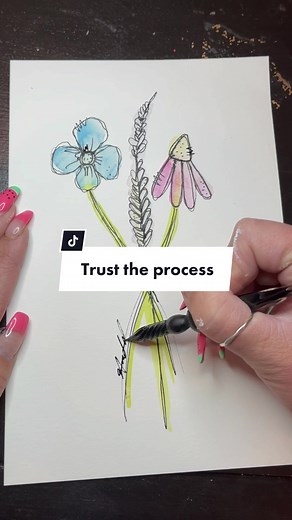 Reply to @roazberry my artistic process is based off trust. #painting #howtopaint #howtodraw #arttock