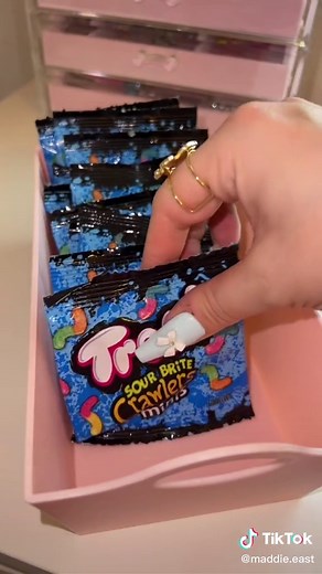 Restocking My Candy Drawer in Purse Tower | ASMR Organizing