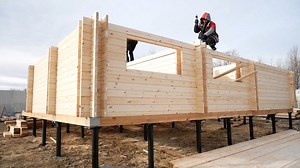 7.9K views · 320 reactions | They built a house from double timber. Step by step construction process. #camping #adventure #treehouse #bushcraft #survival #adventure #wilderness #campingchallenge | Alex Bushcraft | Facebook