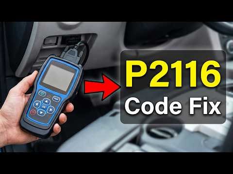 How To Fix P2116 Code - Throttle Pedal Position Sensor E Minimum Stop Repair
