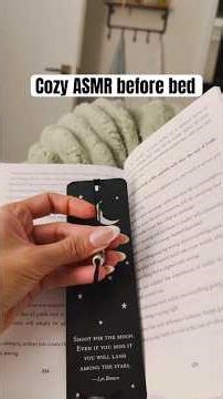 Cozy ASMR book play before bed #asmr #relax #visualtingle #asmrsounds #satisfying #