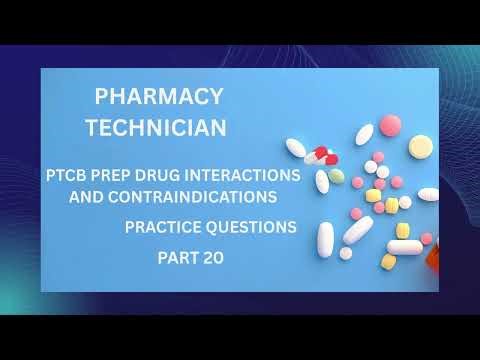 PHARMACY TECHNICIAN PART 20