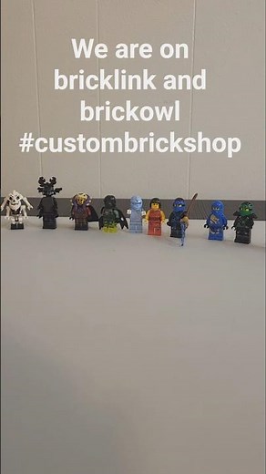 We are on bricklink and brickowl custombrickshop #lego #legoninjago #ninjago