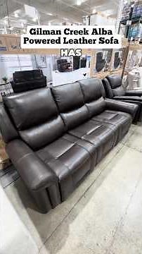 Gilman Creek Alba Leather Power Sofa – Power, Comfort & Convenience in One! ⚡🛋️