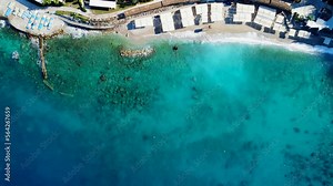 hotel by the sea, perfect view for vacation and great aerial photography. Fethiye Oludeniz