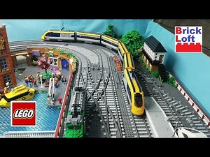 Lego Train Fully Interchangeable Double Track Main Line Railway with Return Loop - How it works