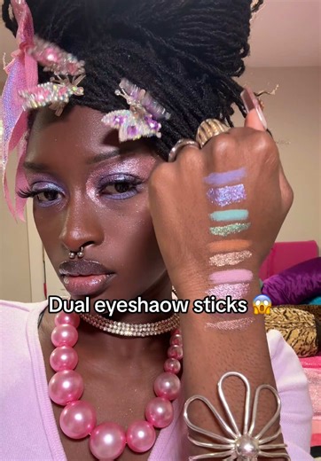 New Charm Vary 7 Color Dual Eyeshadow Sticks Tutorial