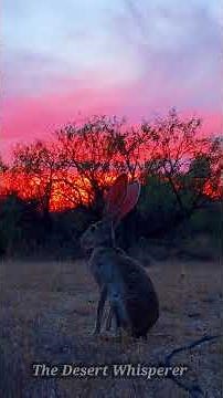 Antelope Jackrabbit enjoying the sunset!