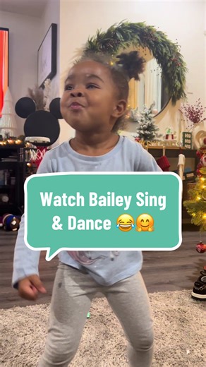 Watch Bailey Sing & Dance ! She has the best dance moves! #toddler #fyp #familytime #hangwithbailey