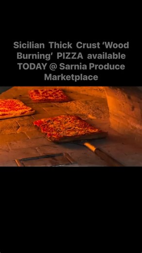 Sarnia Produce on Instagram: "How about some Wood Fired Pizza??? Tomorrow, Wednesday, January 28th we are featuring our NEW Sicilian “Thick Crust” Rectangular Pizza. Made from Traditional Italian recipes with the freshest ingredients. On SALE - One DAY ONLY *** (While Supplies Last)*** HUGE 12x16” Rectangular Thick Sicilian ‘Wood Fired Pizza’ - Two Toppings for ONLY $15.99 each. Walk-ins only! Available 11:30 am - 6:45 pm (or when we sell out) Try our new DELICIOUS Sicilian Pizza tomorrow!!! Sar
