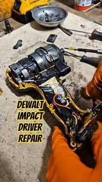 Dewalt impact driver anvil replacement and chuck repair