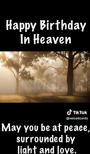 Heartfelt Birthday Message for Loved One in Heaven