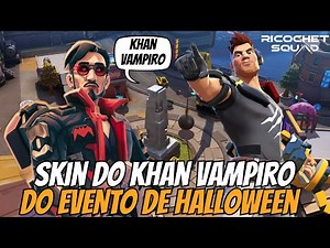 🎃 RICOCHET SQUAD - VAZOU A SKIN DE HALLOWEEN DO KHAN E INFORMAÇÕES DO EVENTO #ricochetsquad