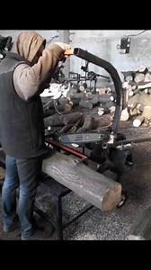 5.6K views · 45 reactions | Homemade wood cutting machine based on a chainsaw | Machine Artists | Facebook