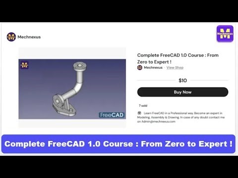 Complete FreeCAD 1 0 Course From Zero to Expert ! Mechnexus
