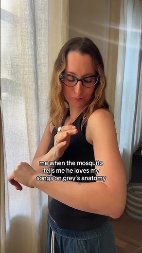 he has great taste #mosquito #greysanatomy #ingridmichaelson