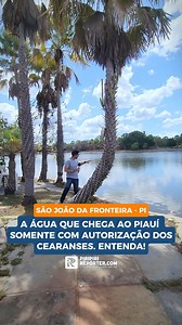 Você sabia dessa? Somente com autorização de um comitê com a maioria dos membros do Ceará, as comportas abrem e, de forma controlada, a água é liberada para esse trecho, essa região do Piauí, em São João da Fronteira. Acompanhe! | Piripiri Repórter