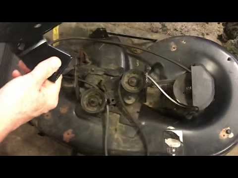 Lawn tractor blades will not disengage