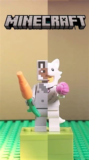Half & Half | LEGO Skin Wolf vs Fluffy Cat