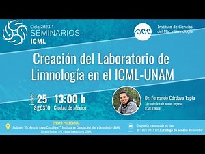 Seminario ICML. Ciclo 2023-1. Laboratorio de Limnología