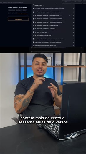 Líder em Dropshipping Nacional on Instagram: "Você sabia que além do catálogo de produtos e toda operação logística, nós também temos a Jornada WeDrop? Ele é um curso completo que já vem incluso na sua assinatura da plataforma. ➡️Um curso completo com mais de 160 aulas que te transforma de um iniciante perdido em um vendedor preparado. Exclusivo para membros WeDrop. ⚠️Ao garantir o acesso HOJE, você também leva R$ 10 mil em Bônus de aceleraçao e ferramentas. Não perde essa oportunidade, o link e