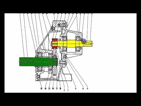 Analyse d'un plan en coupe reducteur mecanique video 2/3