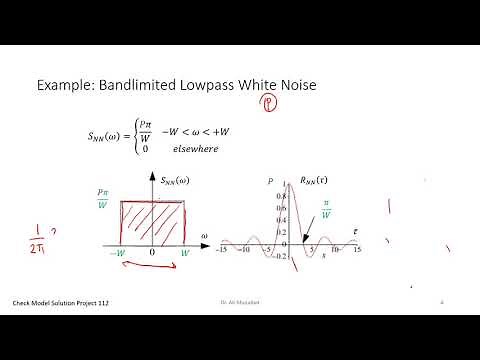 7.2 Power Spectral Density White Noise
